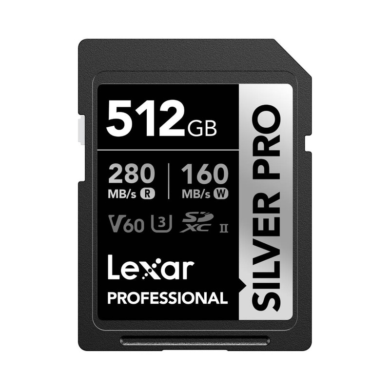 Lexar Professional UHS-II U3 V60 A1 512GB Pro SDXC Memory Card - بطاقة تخزين